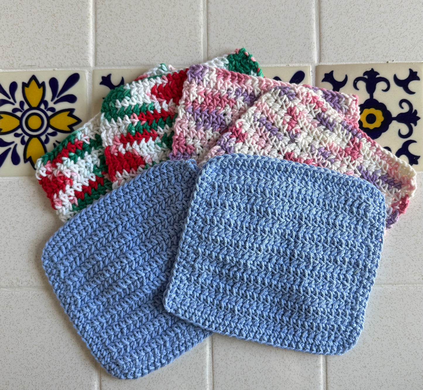 Crochet washcloths