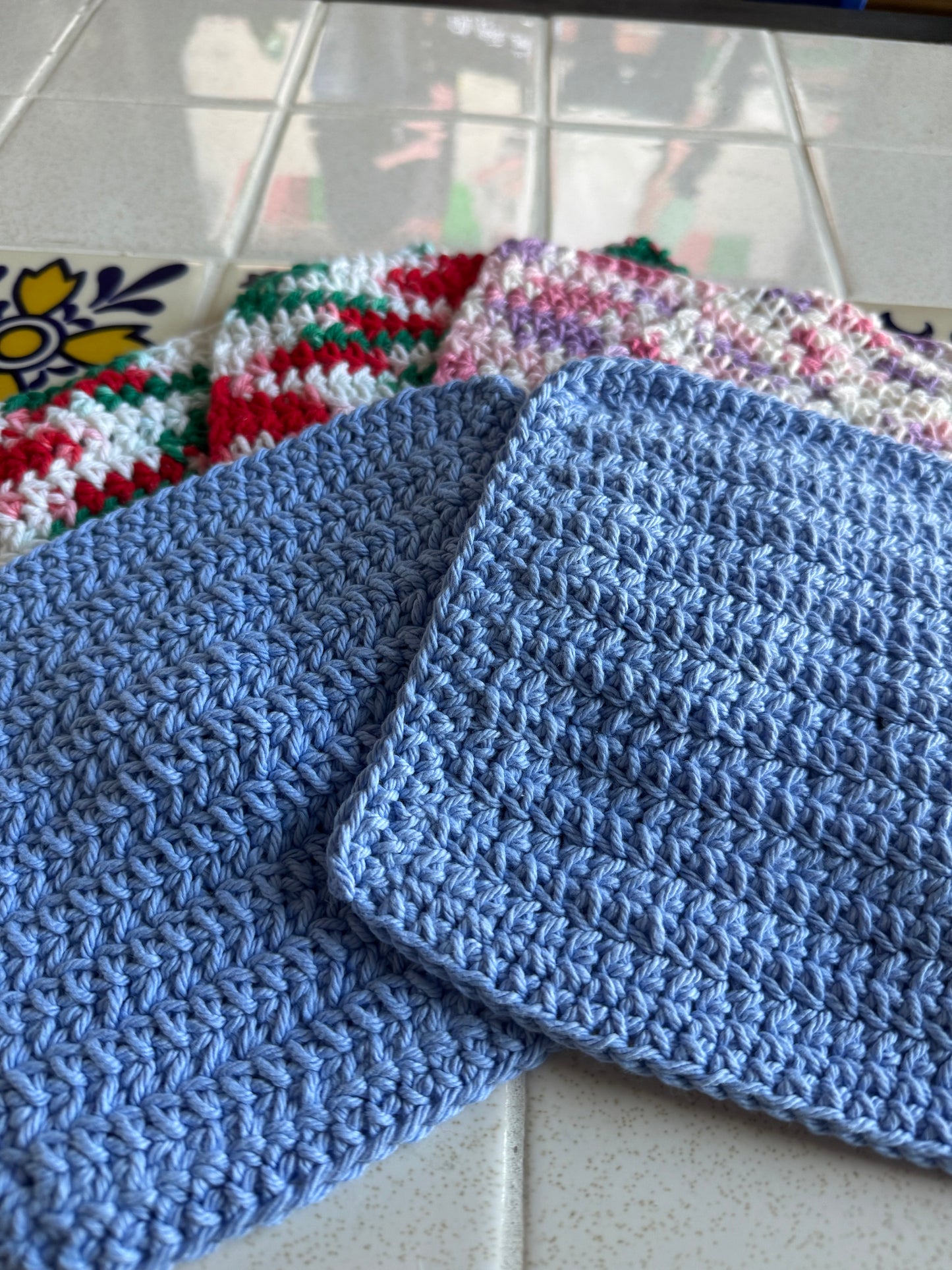 Crochet washcloths
