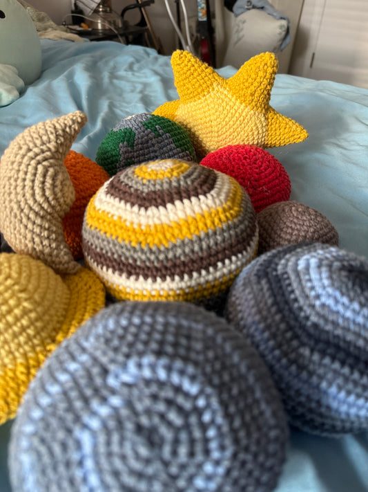 Crochet Solar System Mobile