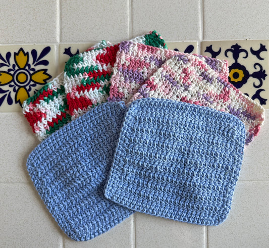 Crochet washcloths