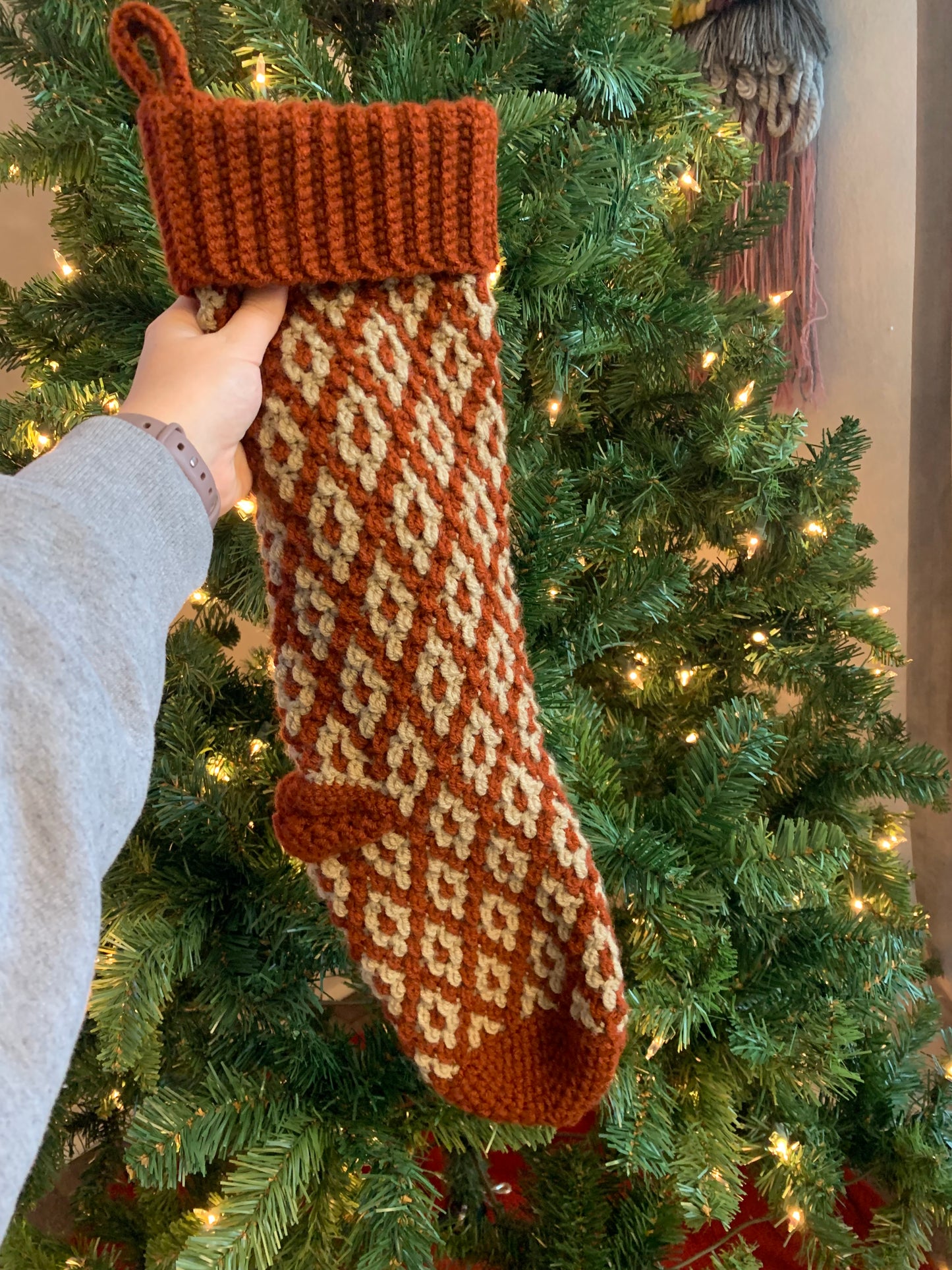 Crochet Christmas Stocking