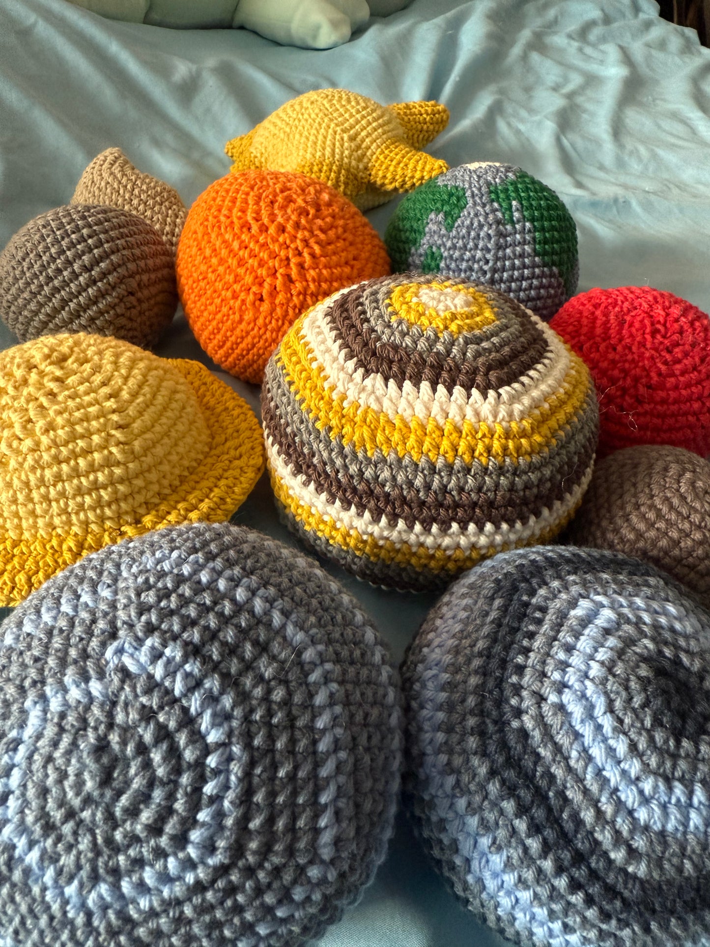 Crochet Solar System Mobile
